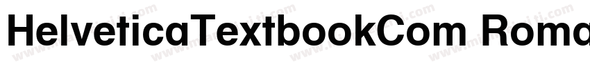 HelveticaTextbookCom Roman字体转换